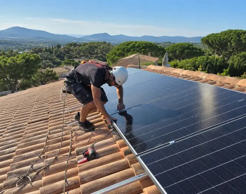 Installateur panneaux solaires La Destrousse — pose photovoltaïque sur toiture